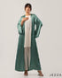 Ankle-Length Crush Satin & Polyester Three-Piece Set 61952
